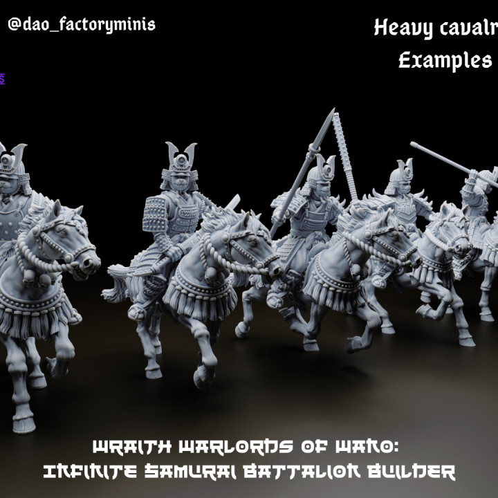 Heavy Mounted Samurai Cavalries image