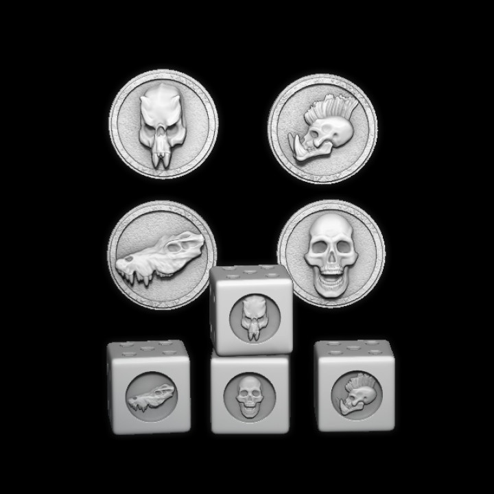 Dice and Status Coin set 2 image