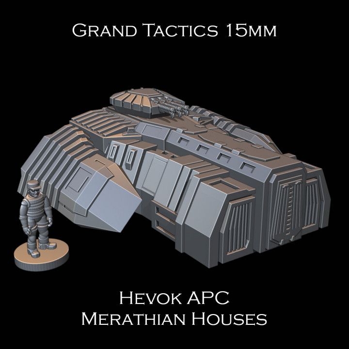 15mm SCI-FI Grand Tactics - Hevok APC - Presupported image