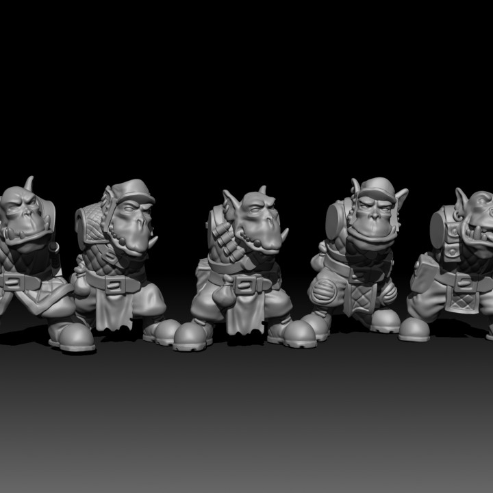 Ork boyz without arms set 2