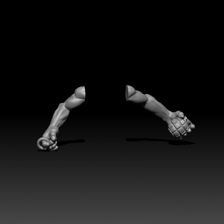 3D Printable arms and C&Cweapons by Kim Olofsson