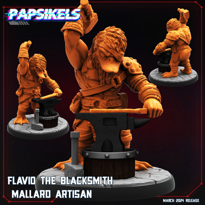 FLAVIO THE BLACKSMITH MALLARD ARTISAN