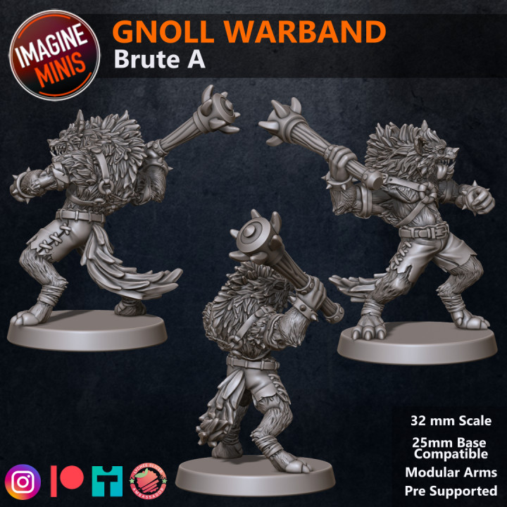 Gnoll Warband - Brute A image
