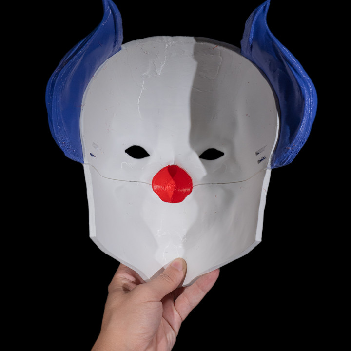 Wearable Evil Clown Mask image