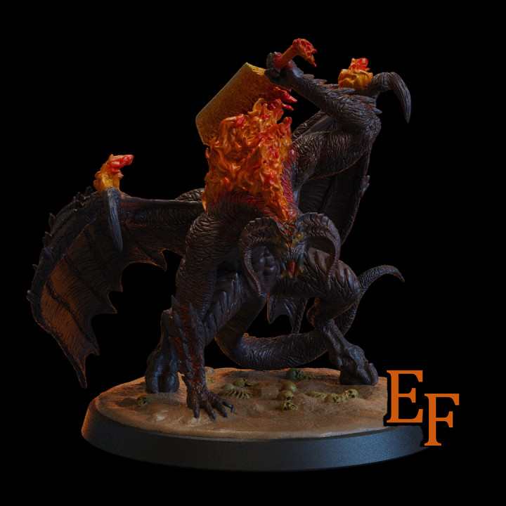 FIERY AND GREY DEMON image