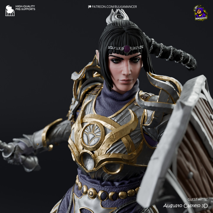 Sulking Cleric (291mm) + Bust (140mm)