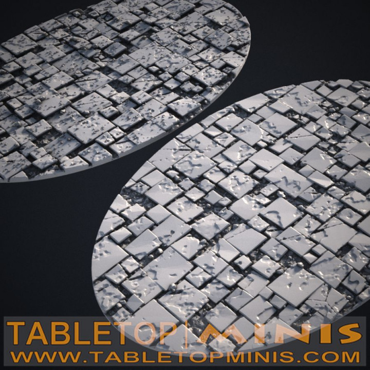 Broken Tiles 170mm x 105mm Base Toppers image