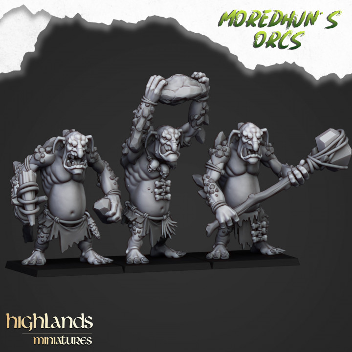 Cave Trolls - Highlands Miniatures