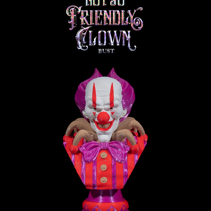 Not so Friendly Clown Bust image