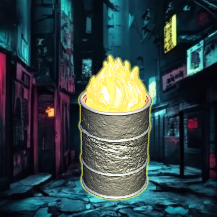 LED Burn Barrel