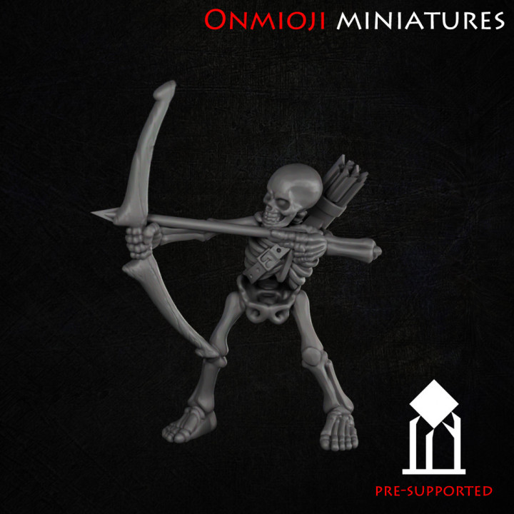 3D Printable Skeleton archer by Stanislav Kuznetsov