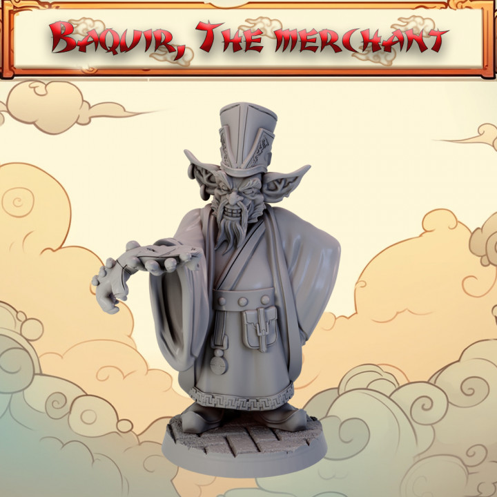 Baquir, The goblin Merchant's Cover