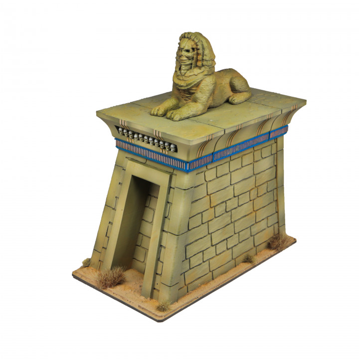 Tombs - Guardian entrance 28mm - Good for Tomb Kings image