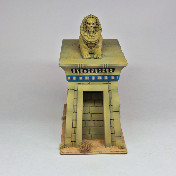 Tombs - Guardian entrance 28mm - Good for Tomb Kings image