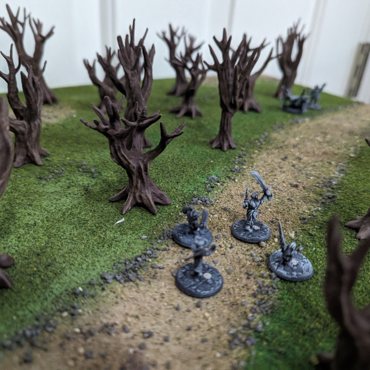 15mm Tree Collection - Includes Styles with and Without Leaves - Magnet Compatible image