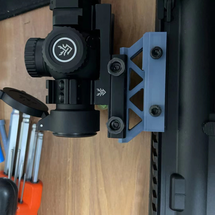 Sight heightening guide rail