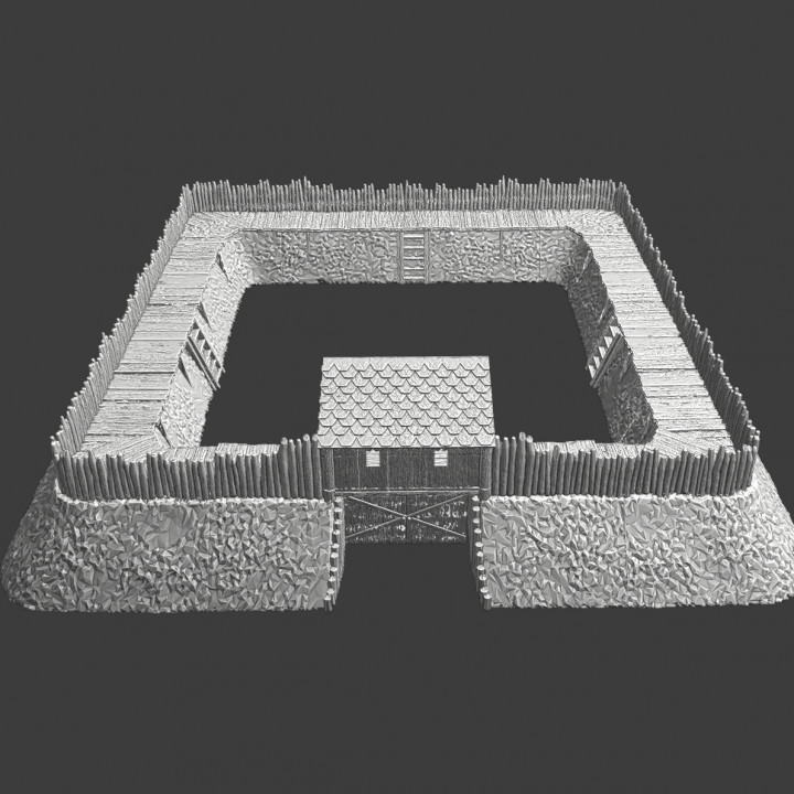 Medieval Crusader Fortress - Wargaming terrain image