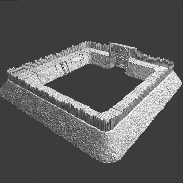 Medieval Crusader Fortress - Wargaming terrain image