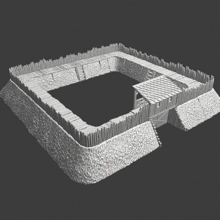 Medieval Crusader Fortress - Wargaming terrain image