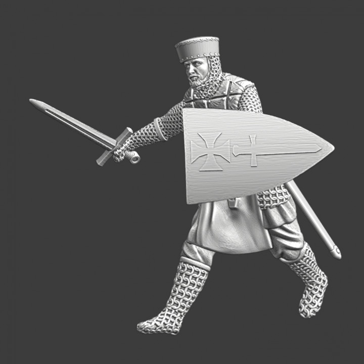 Livonian Knights - Medieval Sergeant charging image