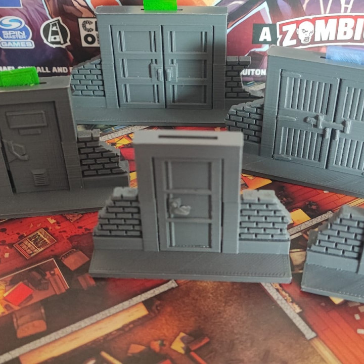 Zombicide Doors Modern Doors for Boardgames