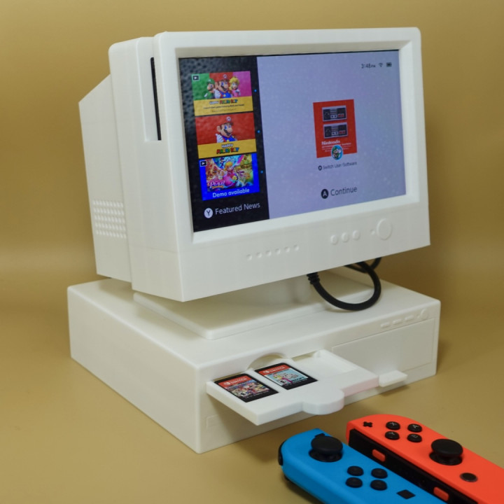 Retro Computer Display for Nintendo Switch