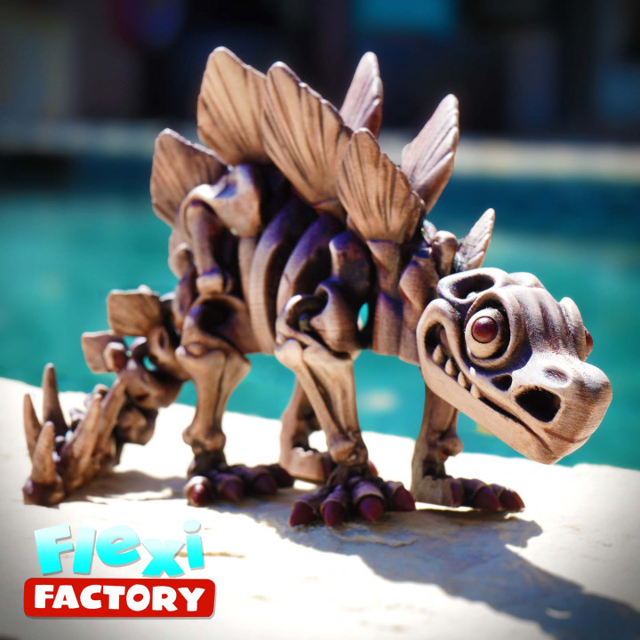 Flexi Factory Skeleton Stegosaurus image