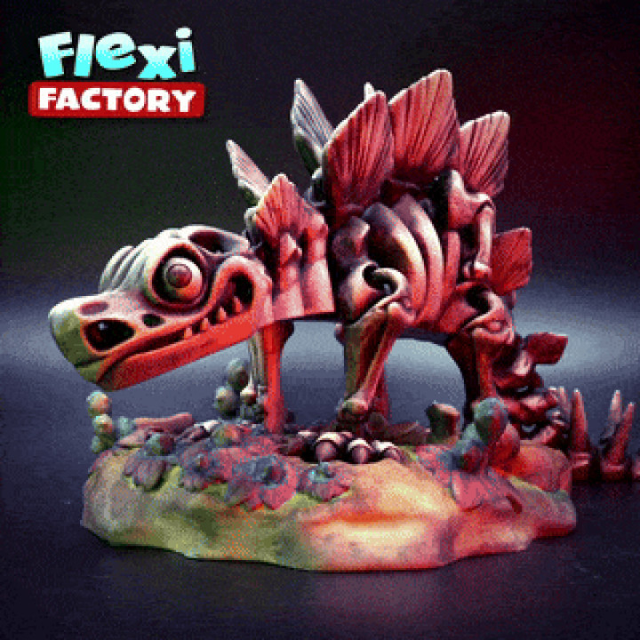 Flexi Factory Skeleton Stegosaurus image