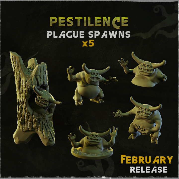 Plague Spawns - Basing Bits (Pestilence) image