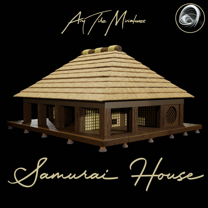 Japanese Samurai House 2 v1.0 (incl. assembly guide) (part of Samurai Manor 2 diorama) image