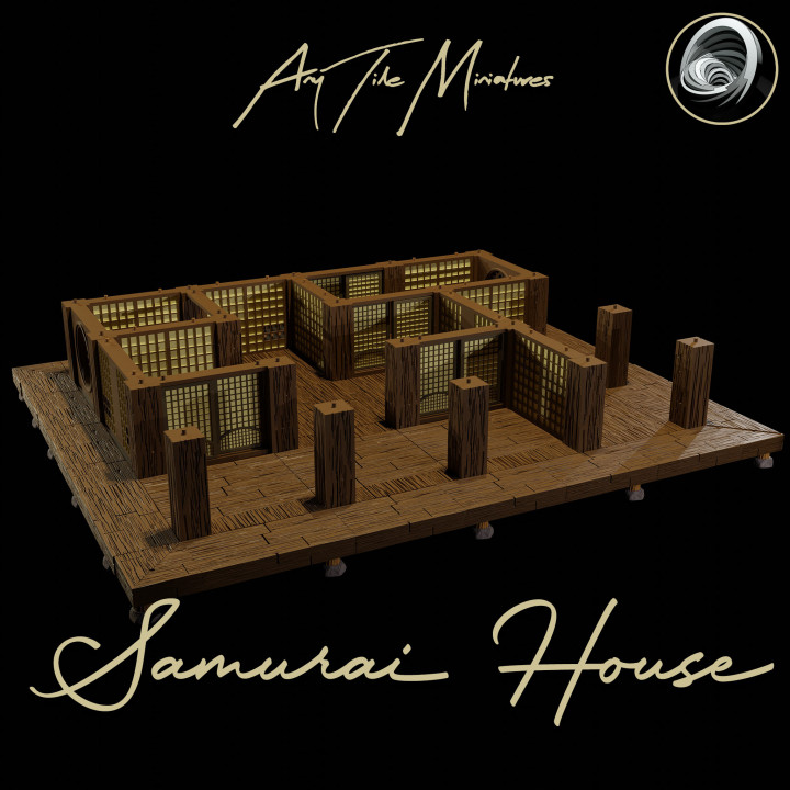 Japanese Samurai House 2 v1.0 (incl. assembly guide) (part of Samurai Manor 2 diorama) image