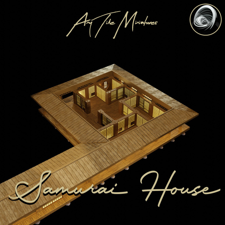 Japanese Samurai House 2 v2.0 (incl. assembly guide) (part of Samurai Manor 2 diorama) image