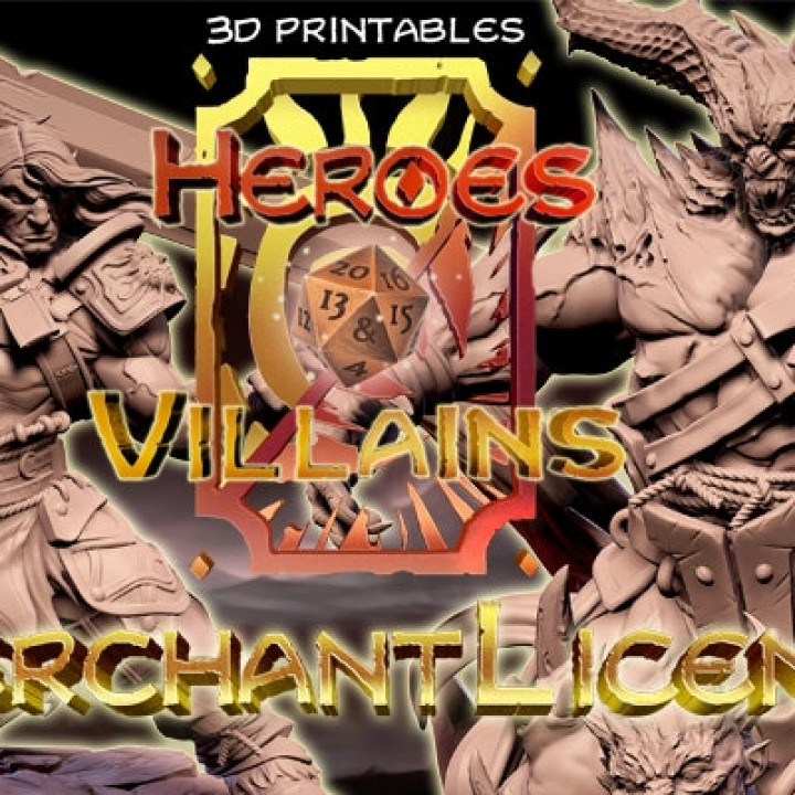 Heroes & Villains Vol1 Merchant License image