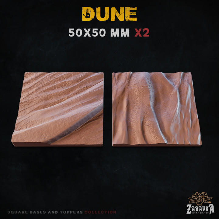 Dune (Square) - Bases and Toppers (The 9th Age) image