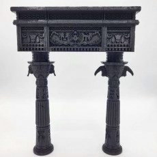 Picture of print of Ancient Egypt Archway and Pillar Set (Pre-supported)