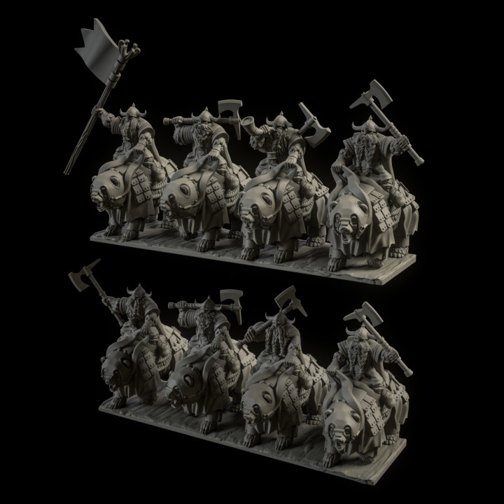 Dwarven Bear Riders - Mighty Epic Wars image