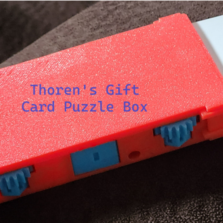 Thoren's Gift Card Puzzle Box