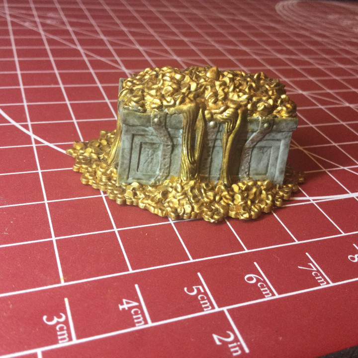 Treasure Chest and coin pile (Melted) image