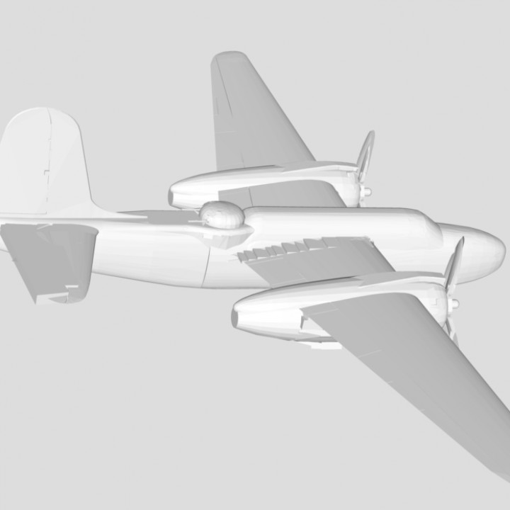 3D Printable A-20 Havoc by Joshua Butler