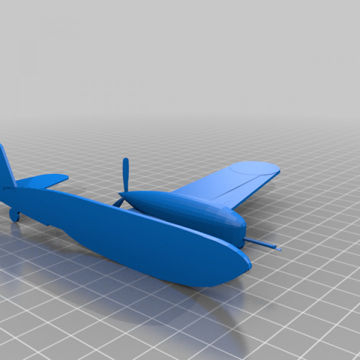 3D Printable Bell YMF-1 Airacuda by Joshua Butler