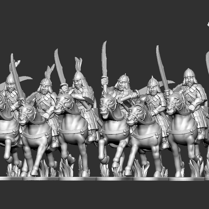 15mm Khitan-Liao Armoured Sabre Horse image