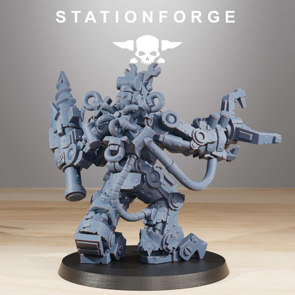 3D Printable Orkaz Exo Boss by Station Forge