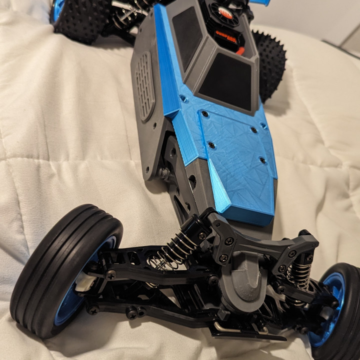 3D Print of Body for TAMIYA DT03 chassis. by brenthacker