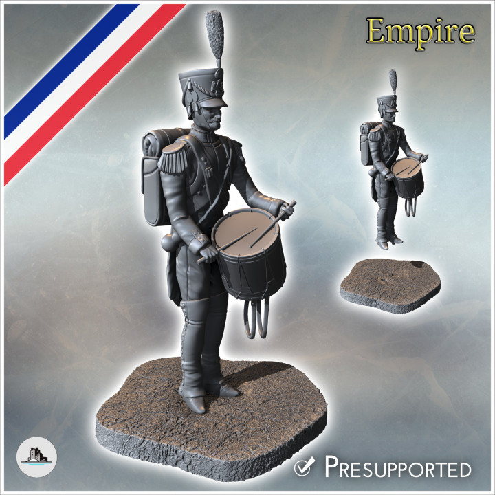 3D Printable Pack of Napoleonic soldier figures No. 1 - Napoleonic era ...