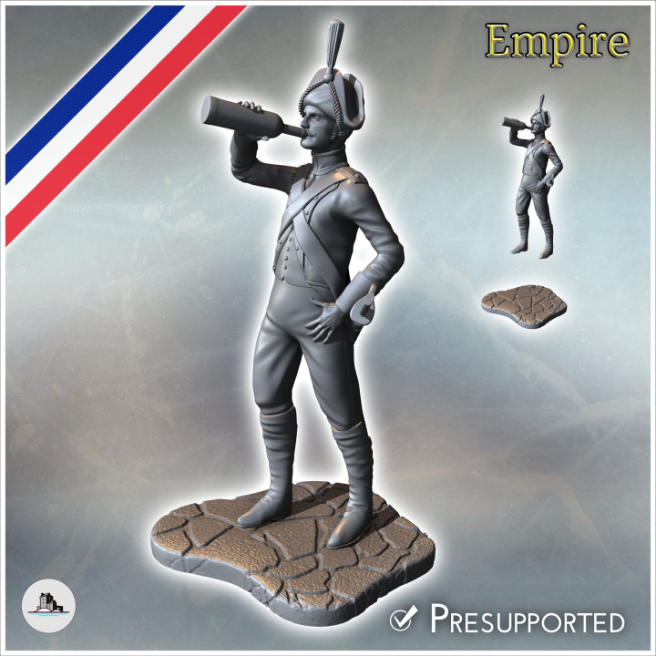 Pack of Napoleonic soldier figures No. 1 - Napoleonic era Wars Historical Eagles France 1st 32mm 28mm 20mm 15mm image