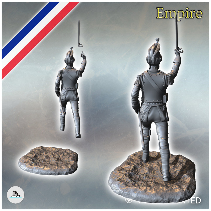 Cuirassier Napoleonic soldier 1 - Napoleonic era Wars Historical Eagles France 1st 32mm 28mm 20mm 15mm image