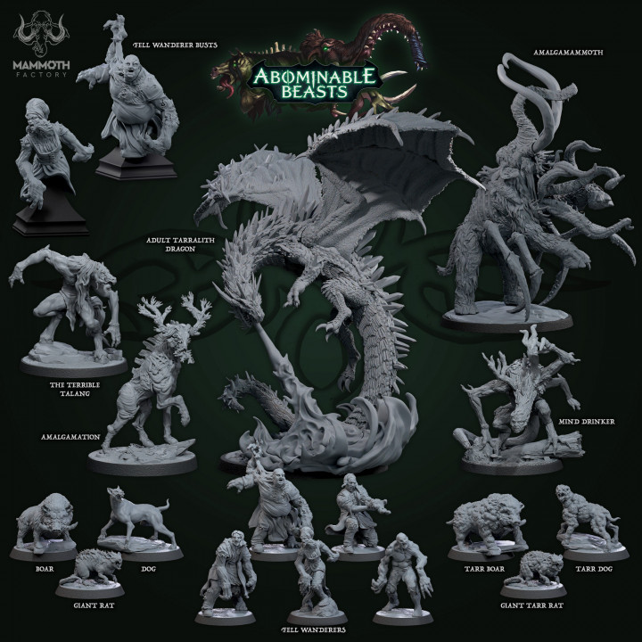 Abominable Beasts - FEB 2024 STL Collection