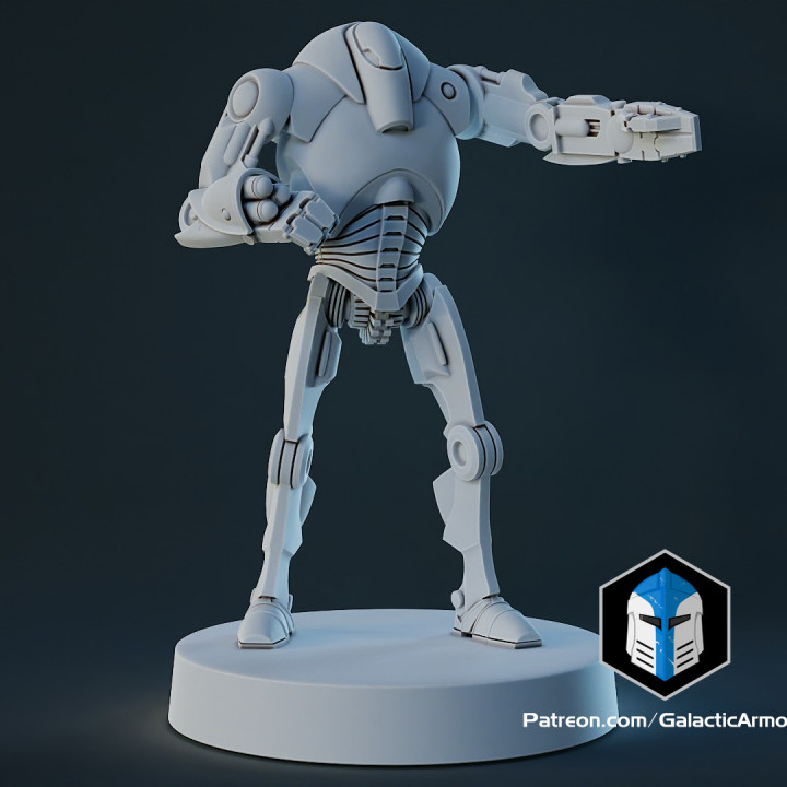 3D Printable 1:48 Scale Battle Droid Army - B2 Class - 3D Print Files ...