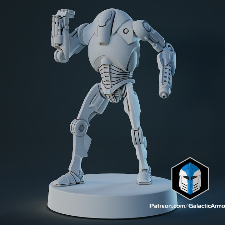 3D Printable 1:48 Scale Battle Droid Army - B2 Class - 3D Print Files ...