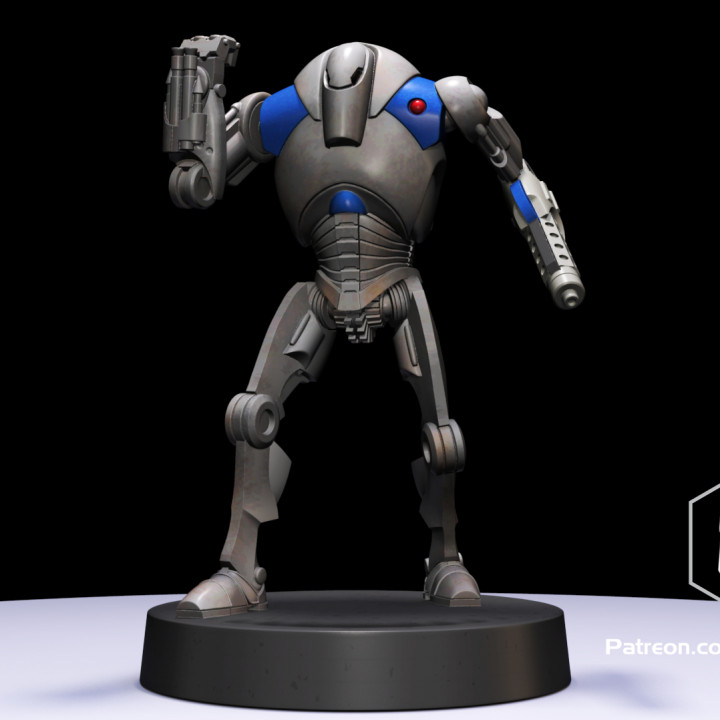 3D Printable 1:48 Scale Battle Droid Army - B2 Class - 3D Print Files ...